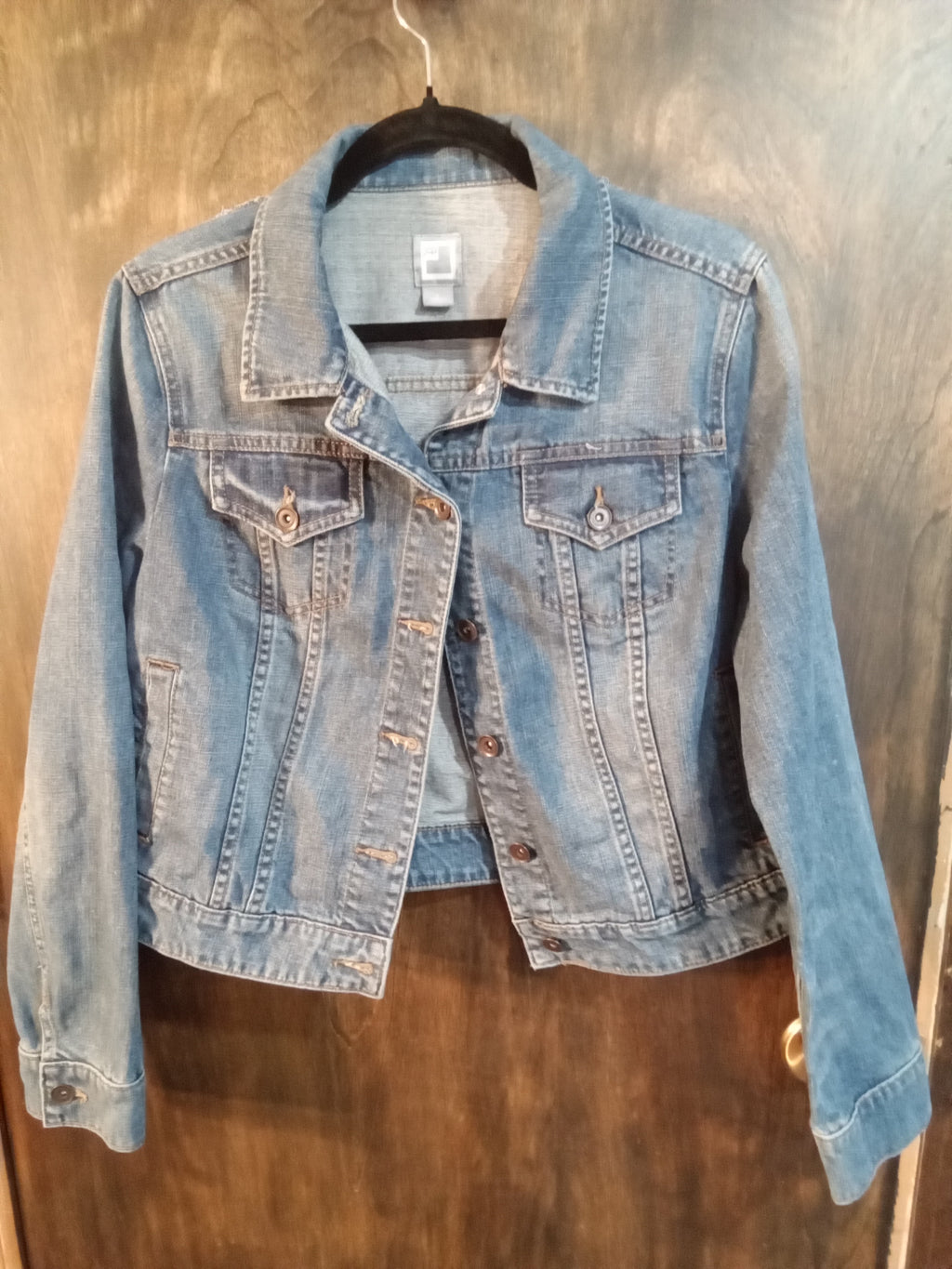 Patriotic Upcycled Jean Jacket