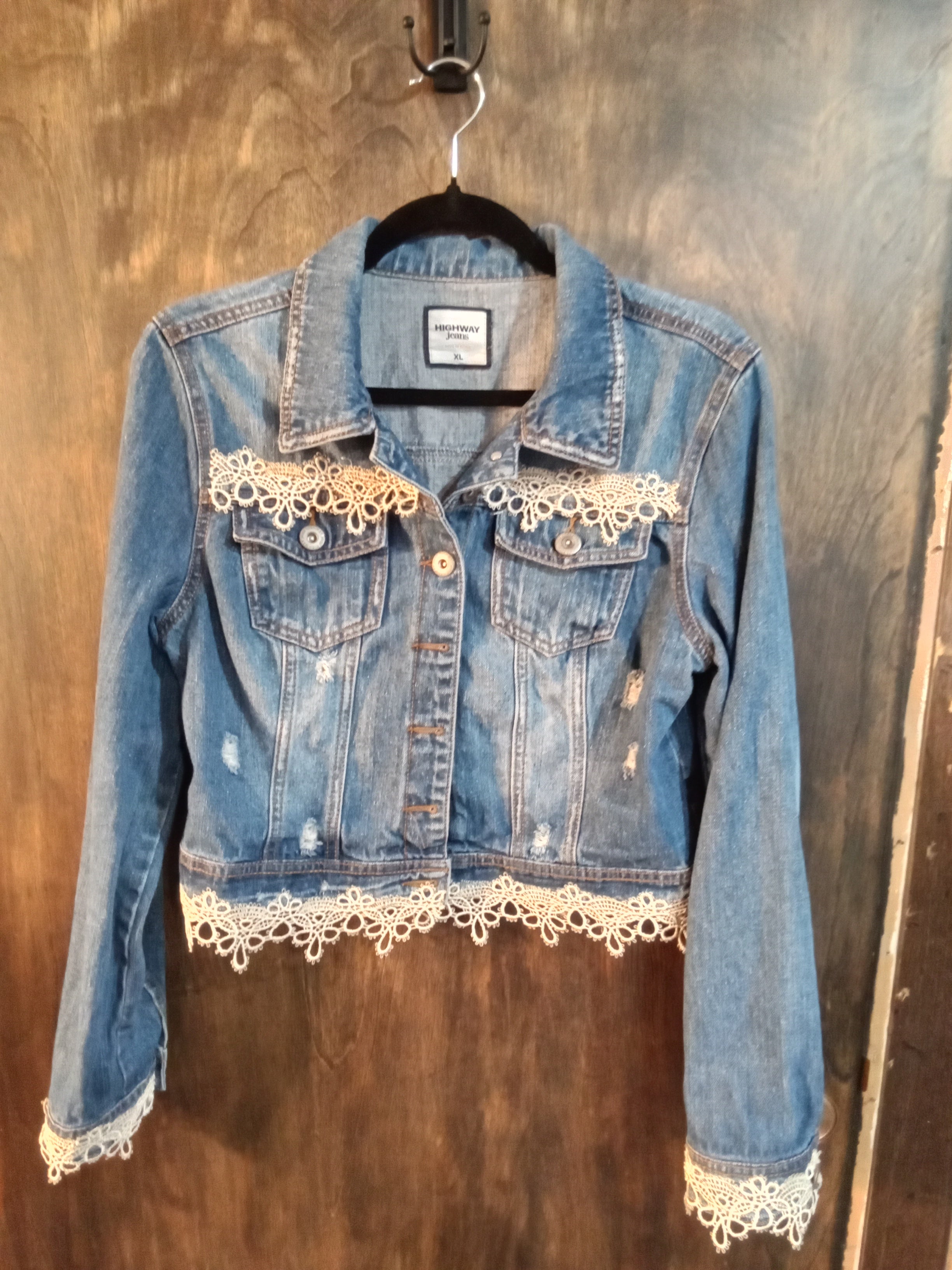 Antique Lace and Denim