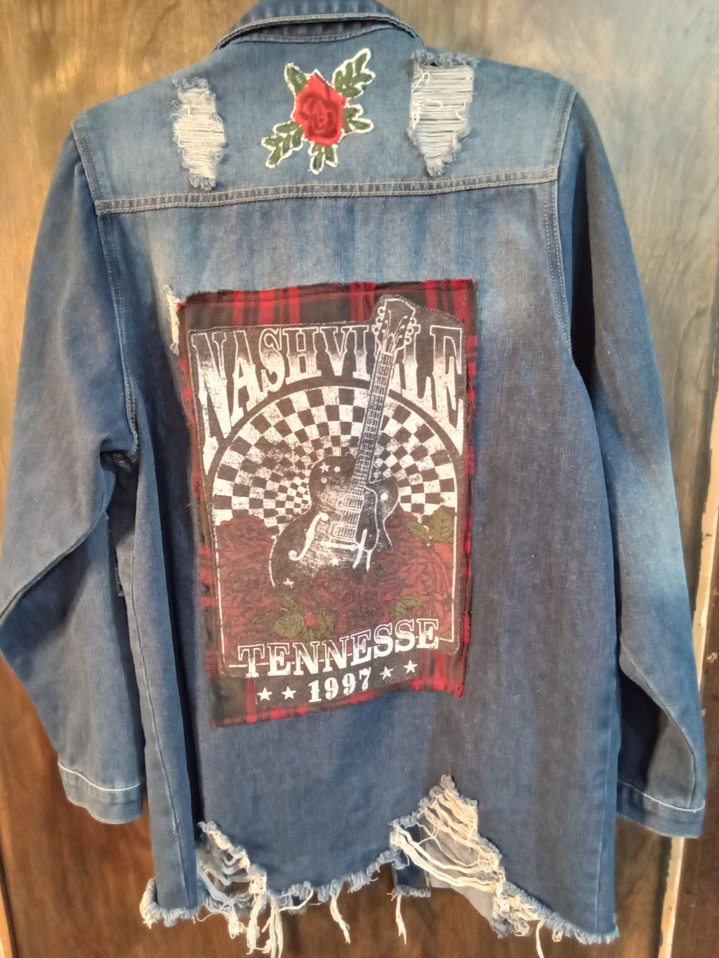 Nashville and Roses Jean Jacket