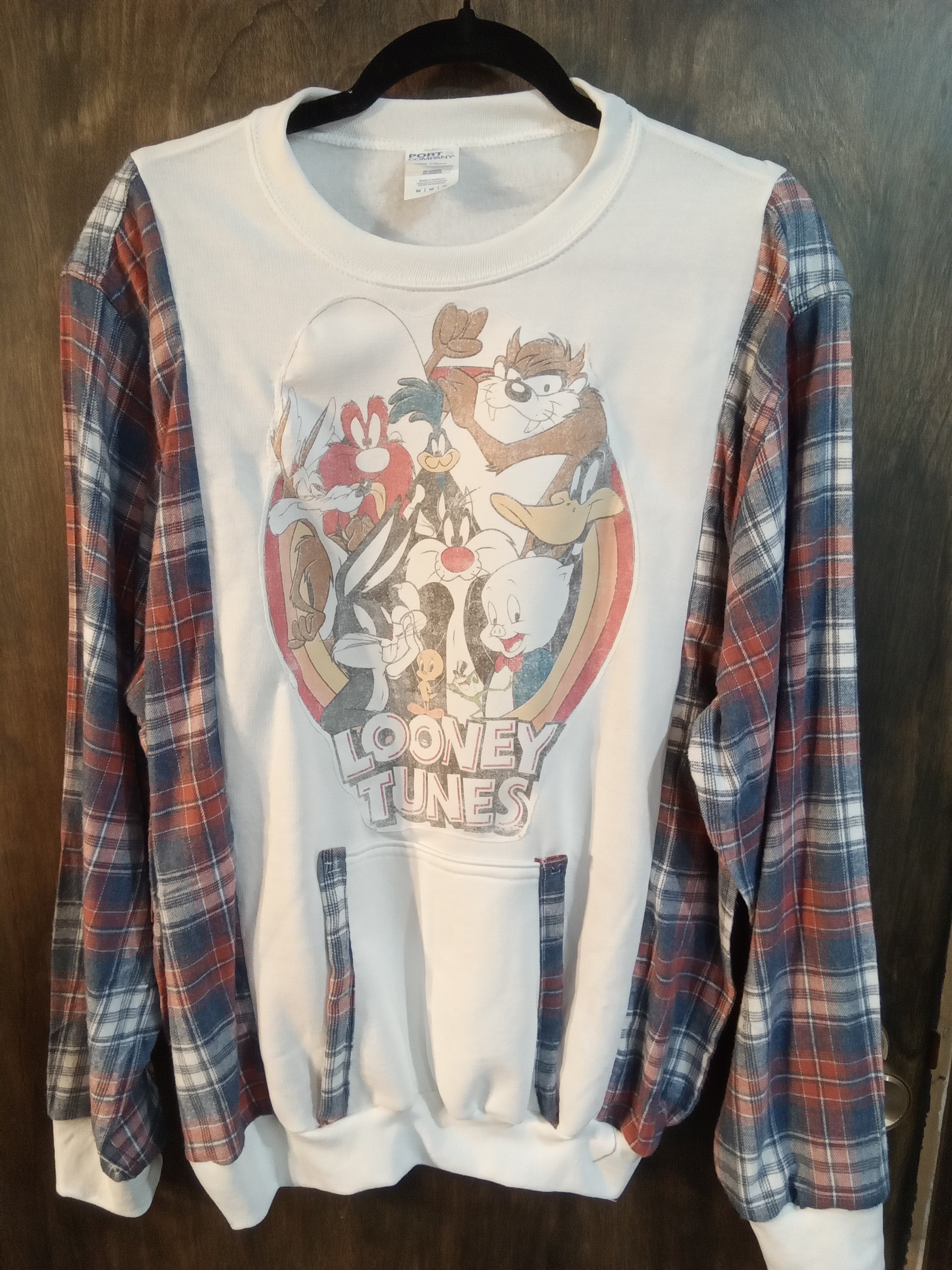 Looney Tunes Crew and Flannel Combo