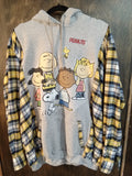 Peanuts Flannel Hoodie