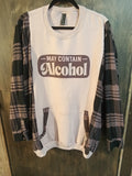 May Contain Alcohol Crew Flannel