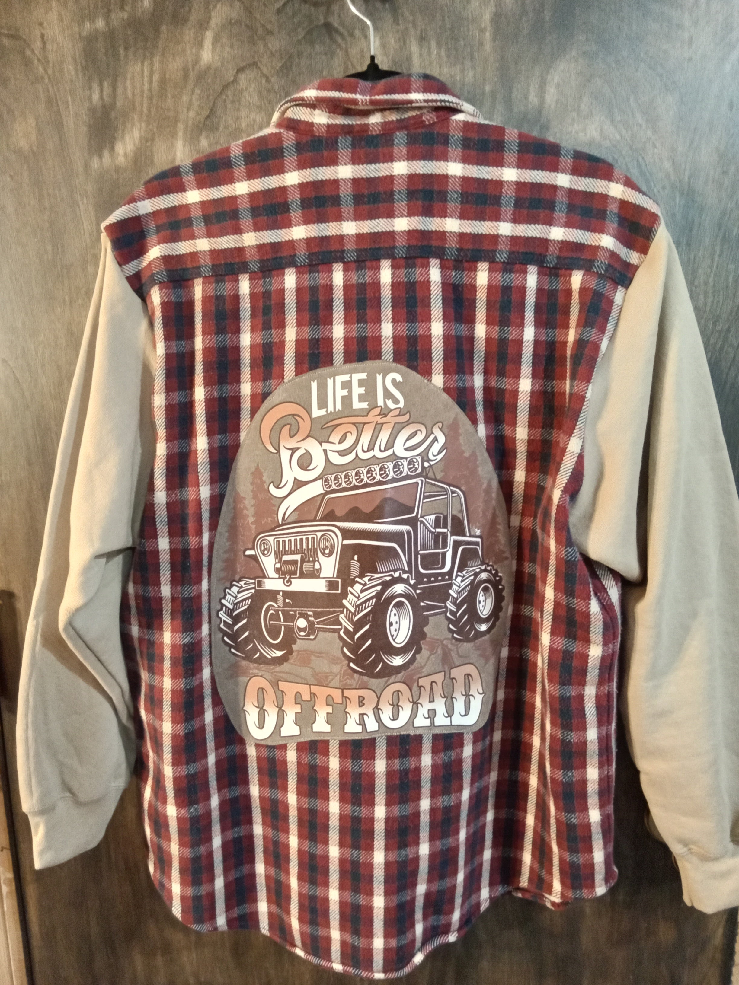Jeep Flannel w/ Hoodie